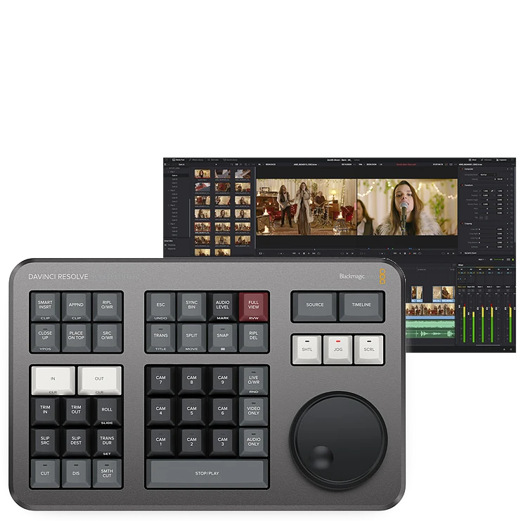 Клавиатура Blackmagic DaVinci Resolve Speed Editor DV/RES