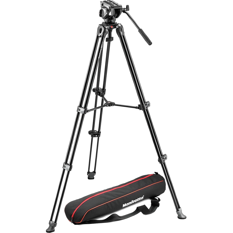 商品画像：Tripé Manfrotto Com Cabeça Hidráulica Mvk500am 4