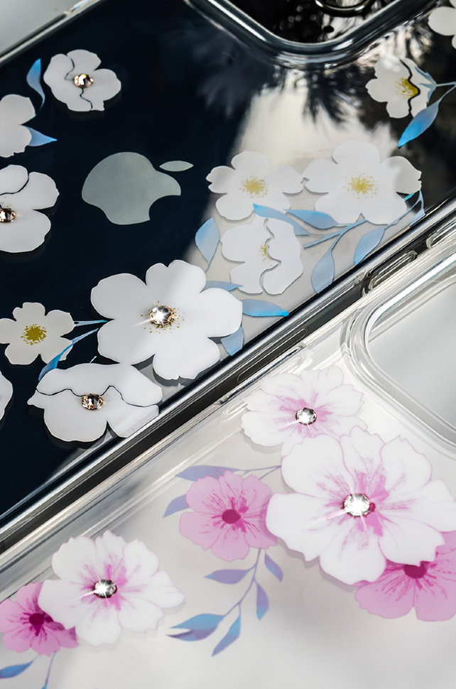 

Чехол PQY Apricot для iPhone 12/12 Pro Белый Kingxbar IP 12 6.1