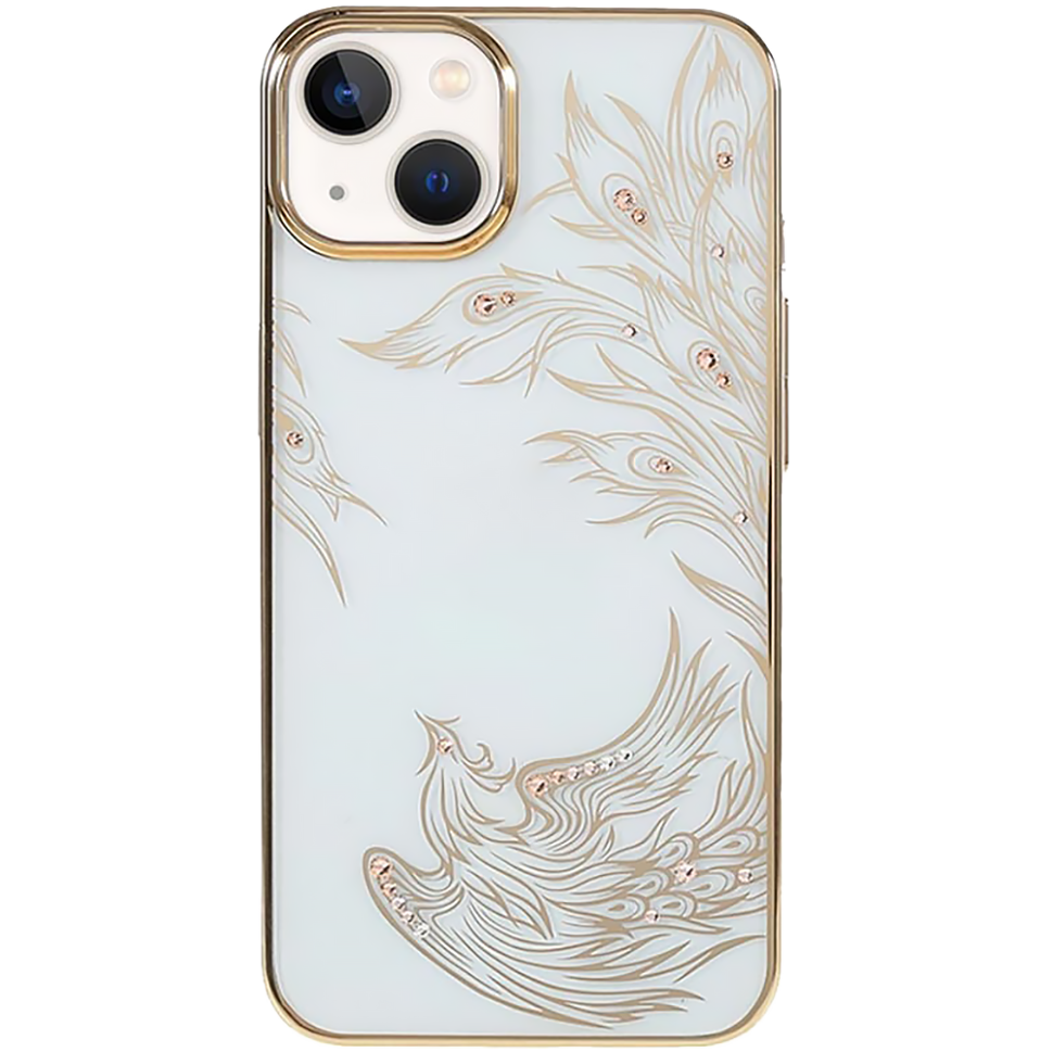 Чехол PQY Phoenix для iPhone 13 Flying Золото 
