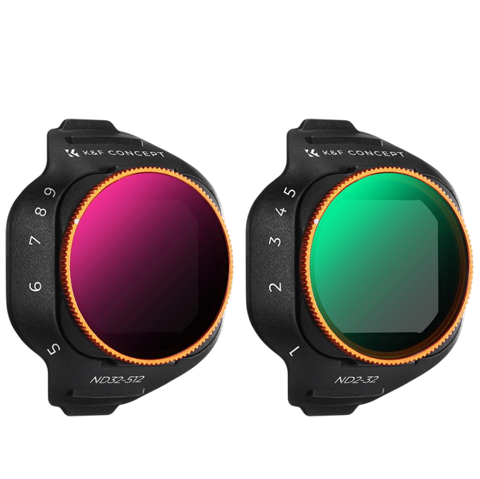 Комплект светофильтров K&amp;F Concept ND2-32, ND32-512 для DJI Mini 5 Pro (2шт) 