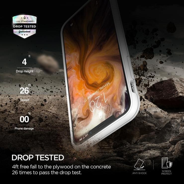 

Чехол VRS Design Damda Glide Shield для iPhone 11 Pro White Purple - Black 907521