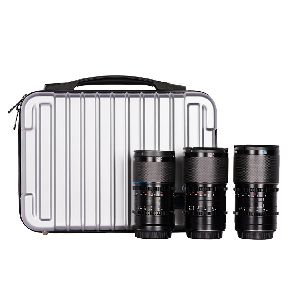 Комплект объективов Sirui Saturn 35/50/75mm T2.9 1.6x FF Anamorphic E-mount (Neutral Flare) 