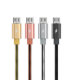 Кабель металлический Remax Silver Serpent USB - micro USB Розовое Золото - Изображение 63263