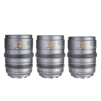 Артикул: 84306. Комплект объективов Sirui Vision Prime 1 Cine 24/35/50mm Т1.4 FF Серый