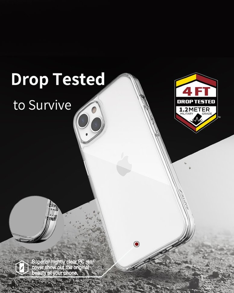 

Чехол Raptic ClearVue для iPhone 13 Pro 471480