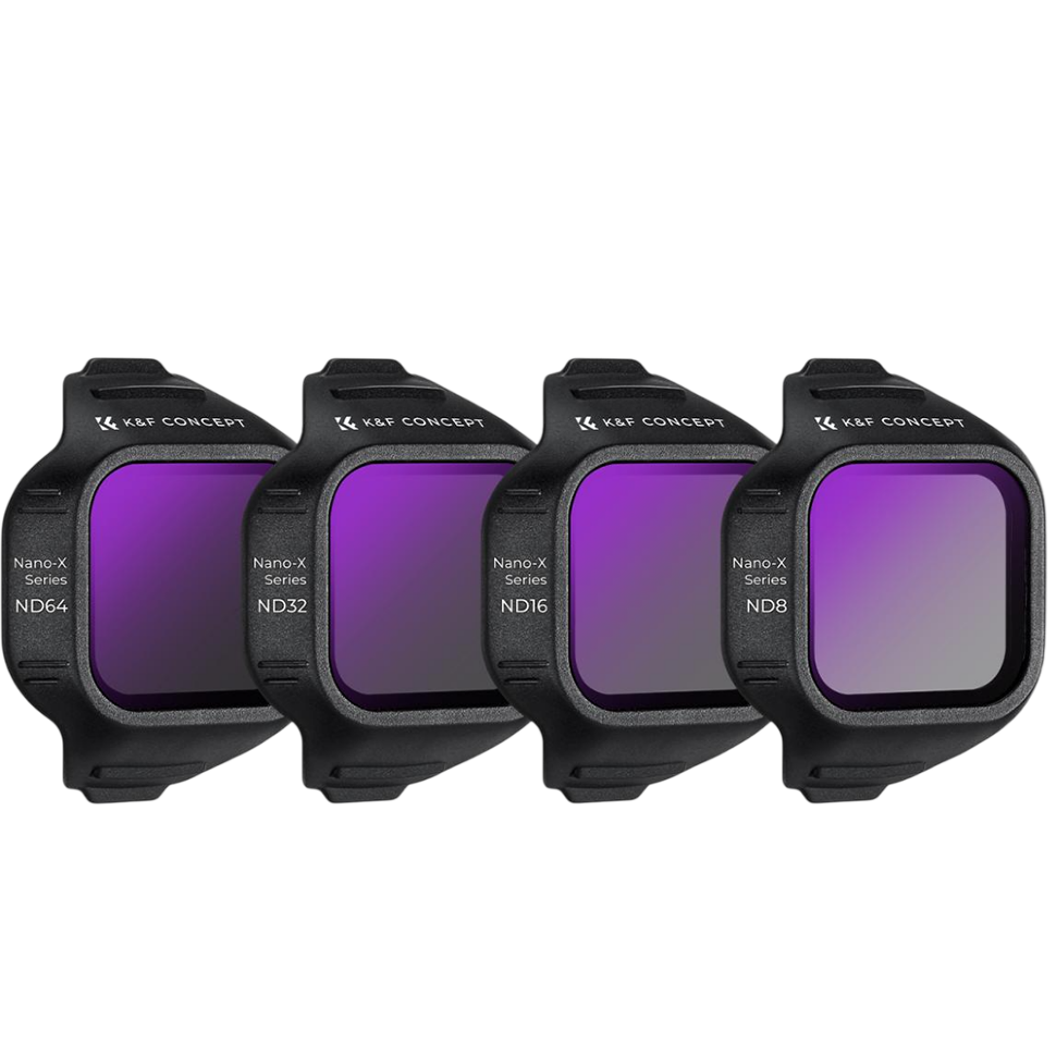 Комплект светофильтров K&amp;F Concept ND8/16/32/64 для DJI Mini 5 Pro (4шт) 
