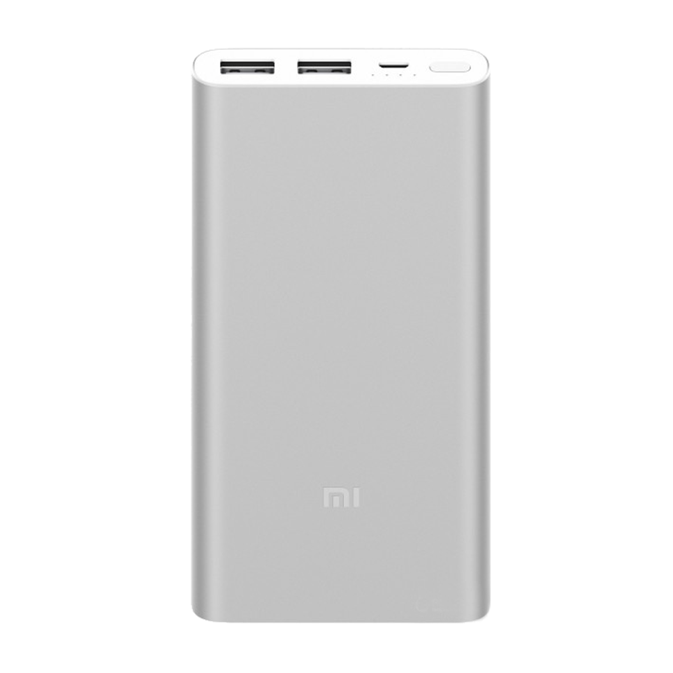 Внешний аккумулятор Xiaomi Mi Power Bank 2i 10000 мАч Серебро 