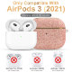 Чехол PQY Bling для Airpods 3 Розовое золото - Изображение 200590