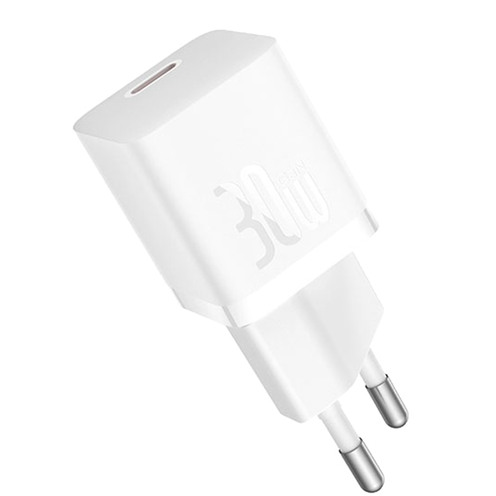 Сетевой адаптер Baseus GaN5 1C 30W Белый 