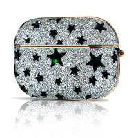 Артикул: 24807. Чехол PQY Black Star для Airpods Pro Серебро