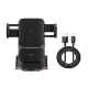 Автодержатель с беспроводной зарядкой Baseus Wisdom 15W (Suction base) Чёрный - Изображение 186657