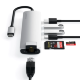 Хаб Satechi Type-C Slim Multiport with Ethernet Adapter Серебро - Изображение 202661