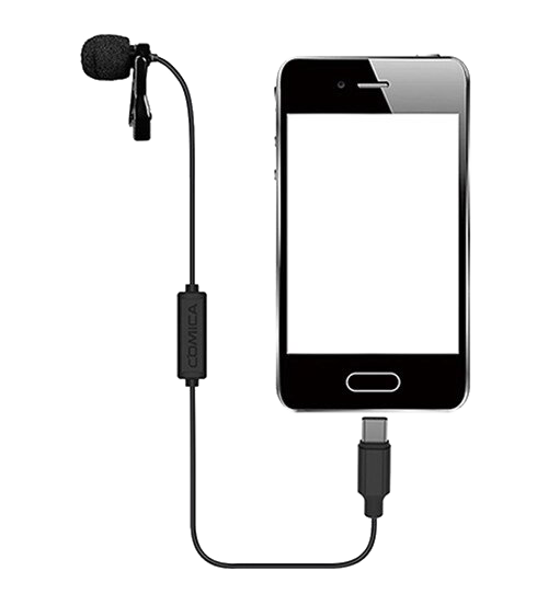 Микрофон петличный CoMica CVM-V01SP-UC Type-C 6м V01SP(UC)(6.0m)