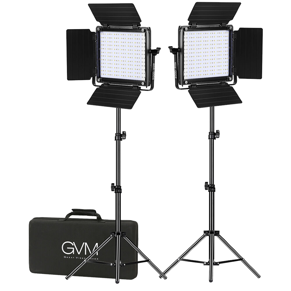 Комплект осветителей GVM 800D-RGB (2шт) 