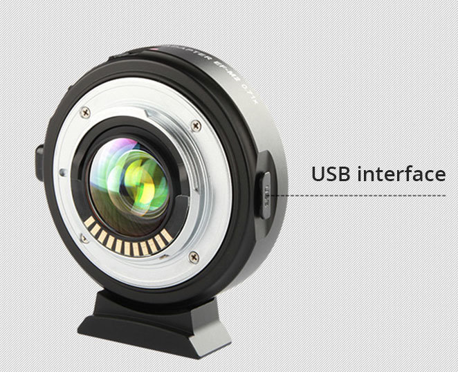 Адаптер Viltrox EF-M2 II v2 для объектива Canon EF на байонет Micro 43