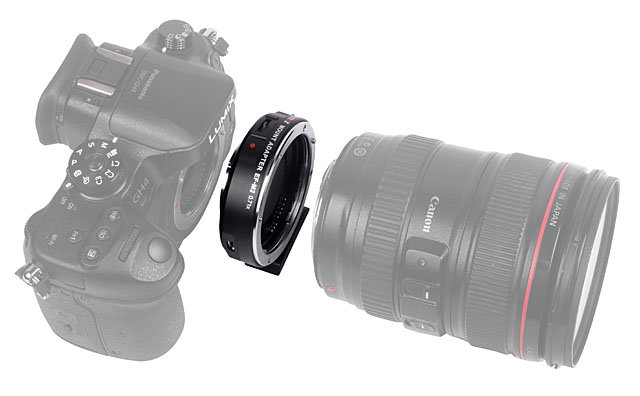 Адаптер Viltrox EF-M2 II v2 для объектива Canon EF на байонет Micro 43