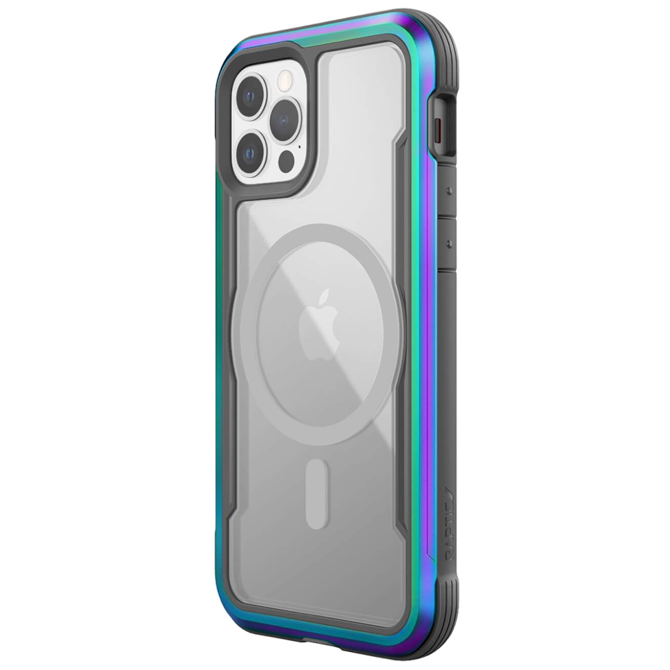 Чехол Raptic Shield Pro Magnet для iPhone 12/12 Pro Переливающийся 