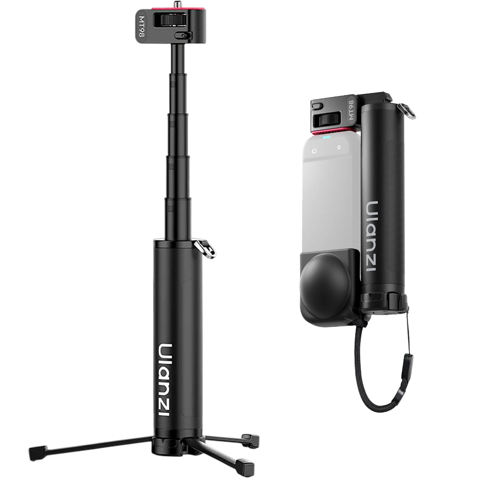 Монопод Ulanzi MT98 Foldable Selfie Stick для insta360 X4/X5 