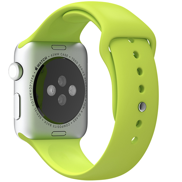 Ремешок силиконовый Special Case для Apple Watch 42/44 мм Зеленый S/M/L 