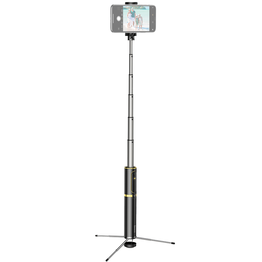 Монопод Baseus Fully Folding Selfie Stick Чёрный с золотом 