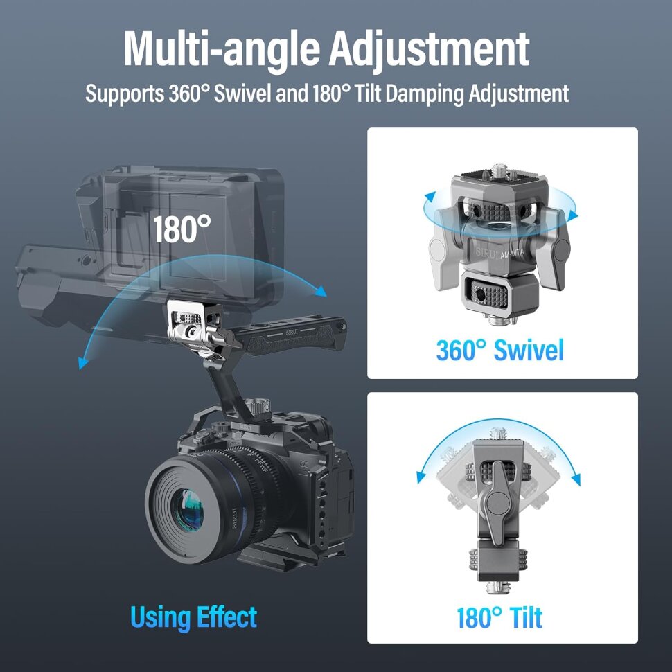 

Крепление Sirui Monitor Mount ARRI 3/8" AM-MTA