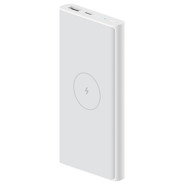 Внешний аккумулятор с беспроводной зарядкой Xiaomi Mi Wireless Charger 10000 мАч Белый 