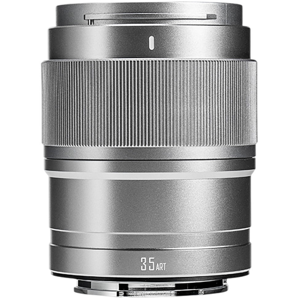 Объектив YongNuo YN 35mm F1.8E DA ART E-mount Серебро 