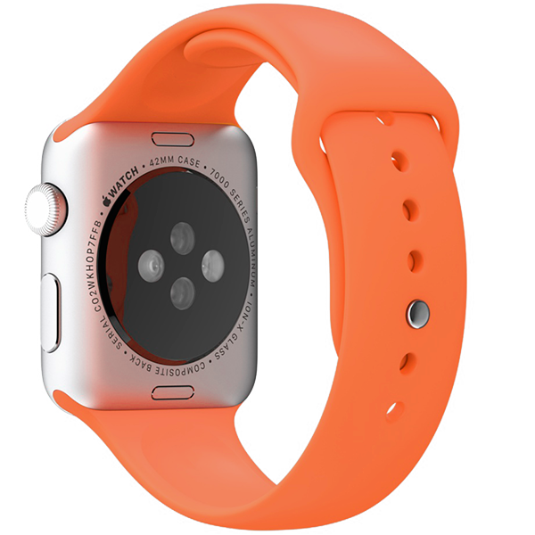 Ремешок силиконовый Special Case для Apple Watch 38/40 мм Абрикосовый S/M/L 