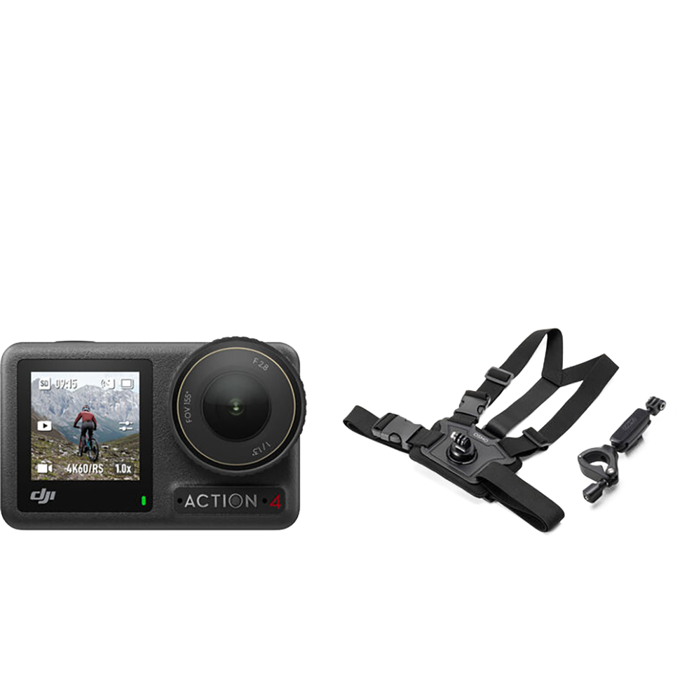 Экшн-камера DJI Osmo Action 4 Motorcycling/Mountain Cycling Combo 