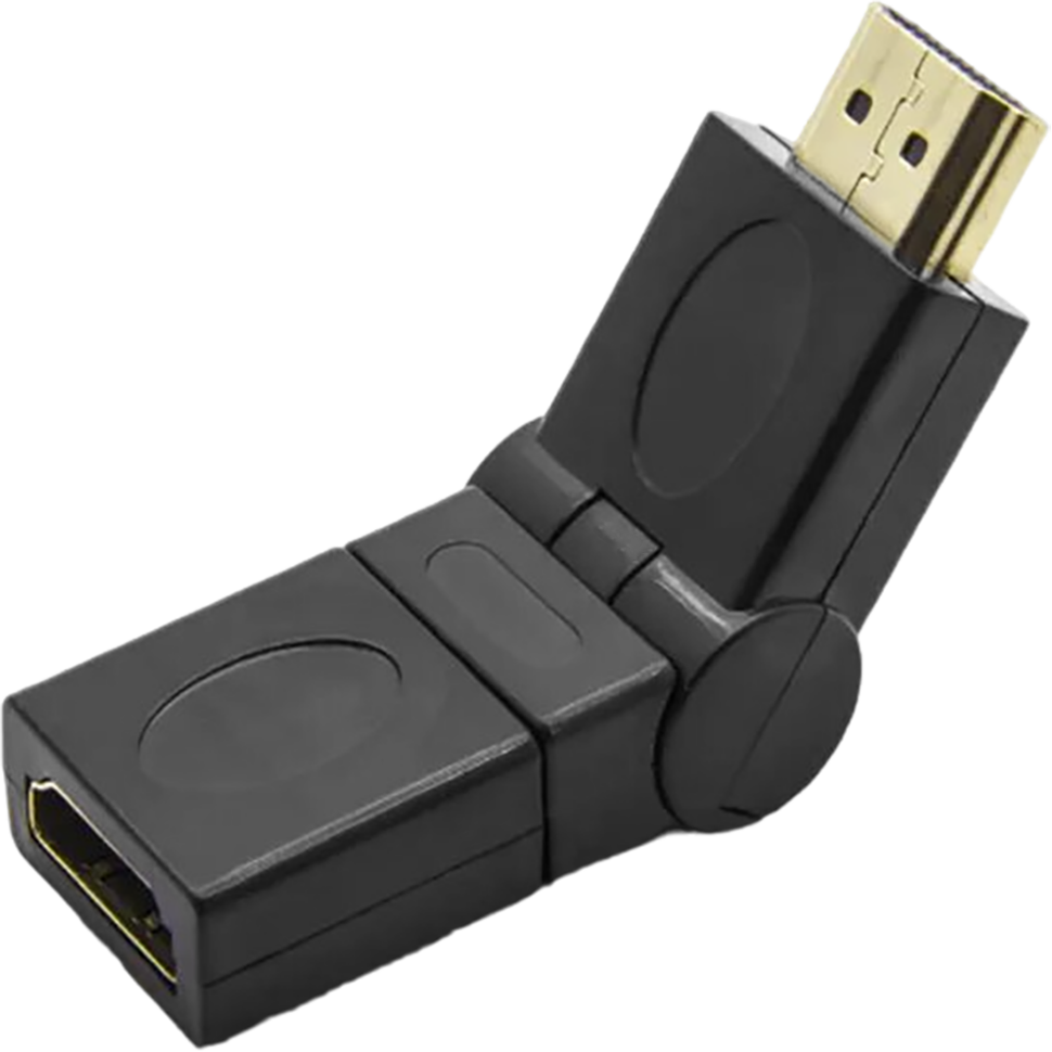 Адаптер DigitalFoto H01 360° rotatable HDMI (M - F) 