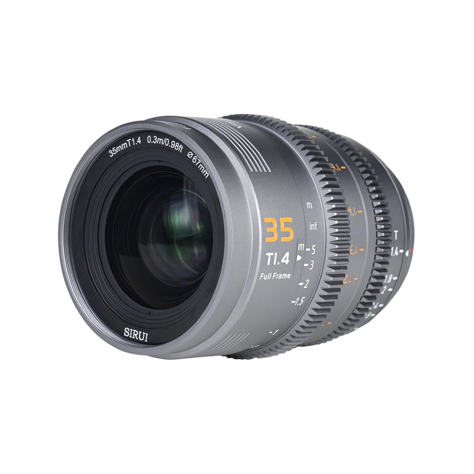 

Объектив Sirui Vision Prime 1 Cine 35mm Т1.4 FF Серый VP-1-35G