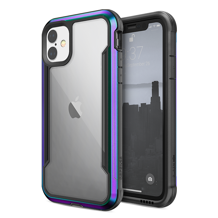 Чехол X-Doria Defense Shield для iPhone 11 Переливающийся 