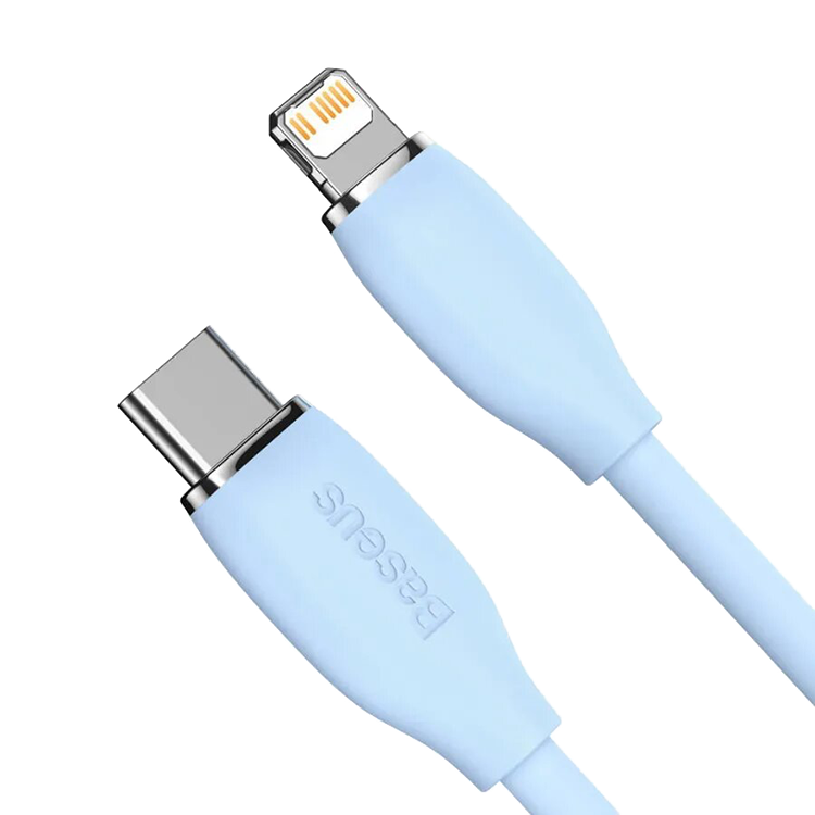 

Кабель Baseus Jelly Liquid Type-C - Lightning 20W 2м Синий CAGD020103