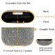 Чехол PQY Crystal Fabric для Apple Airpods 3 Серебро - Изображение 200260