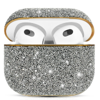 Артикул: 28210. Чехол PQY Crystal Fabric для Apple Airpods 3 Серебро