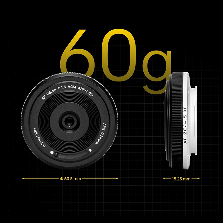 Объектив Viltrox Chip AF 28mm F4.5 X-mount купить в интернет