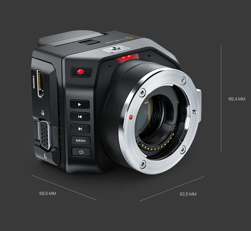Кинокамера Blackmagic Micro Cinema Camera CINECAMMICHDMFT купить