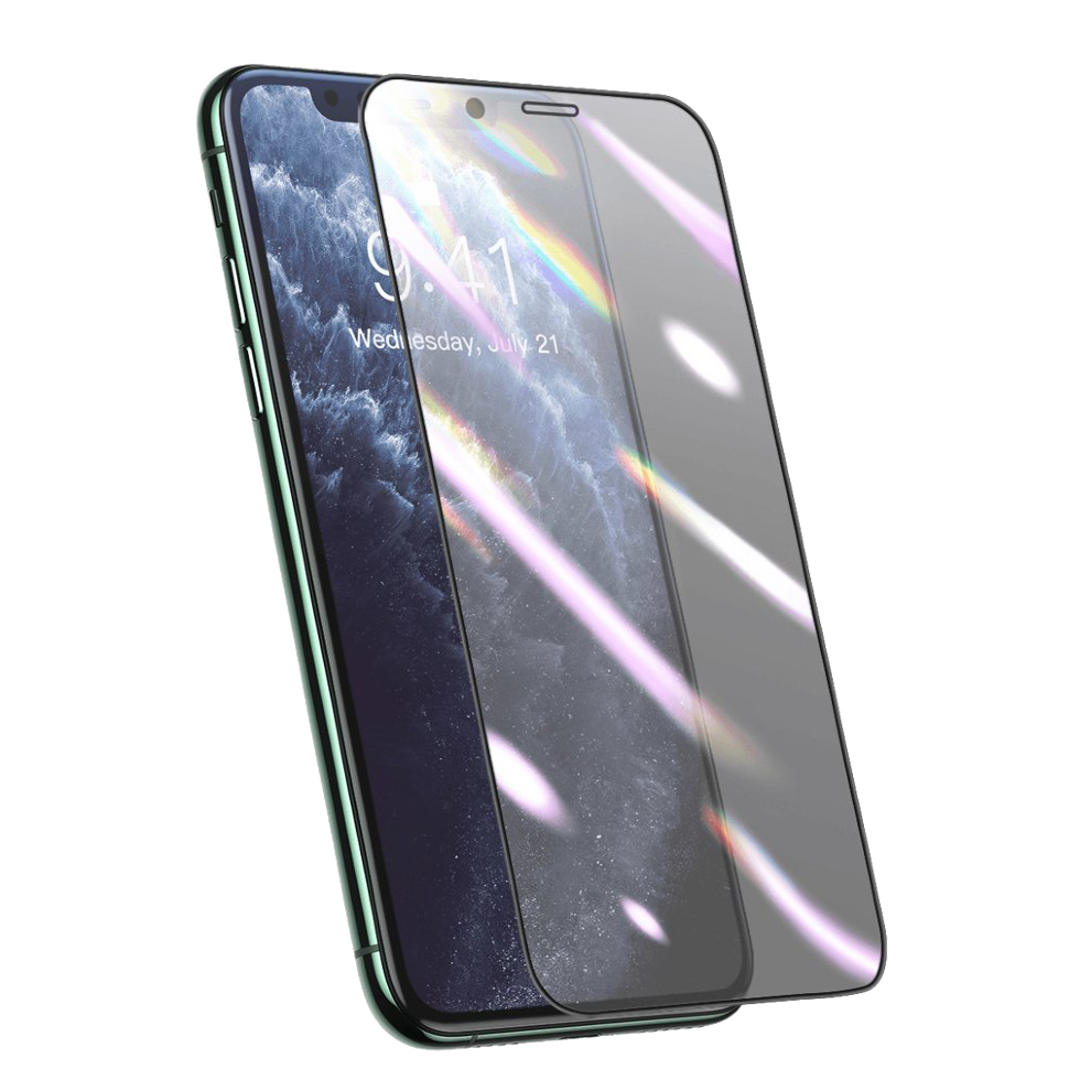 Пленка Baseus 0.25mm Full-screen для iPhone XS Max/11 Pro Max Чёрная 