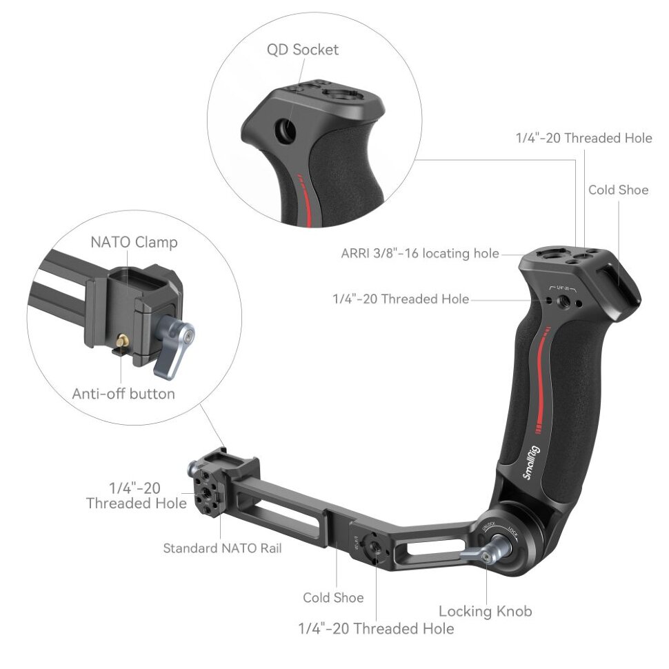 

Рукоятка SmallRig 3028C для DJI RS2/RSC2/RS3/RS3 Pro/RS3 mini/RS4/RS4 Pro