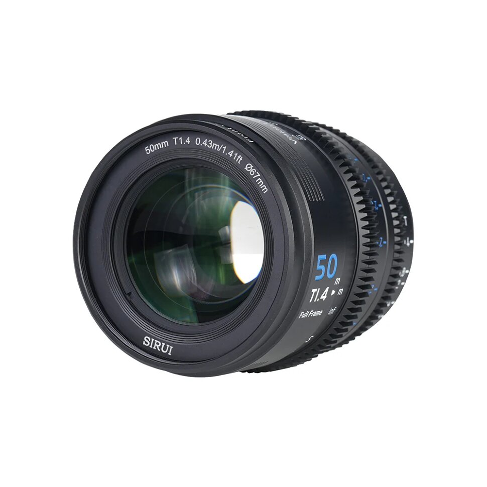 

Объектив Sirui Vision Prime 1 Cine 50mm Т1.4 FF Чёрный VP-1-50B