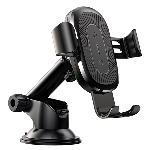 Автодержатель с беспроводной зарядкой Baseus Osculum 10W Чёрный 