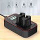 2 аккумулятора GoPro 13 + зарядное устройство KingMa Dual Battery Charger - Изображение 277143