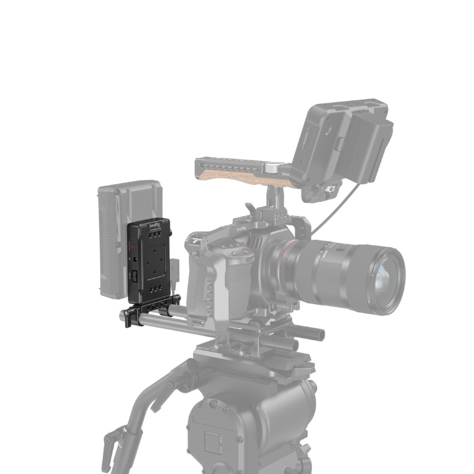 

Батарейная площадка SmallRig 3498 V-Mount (Dual Rod Clamp)