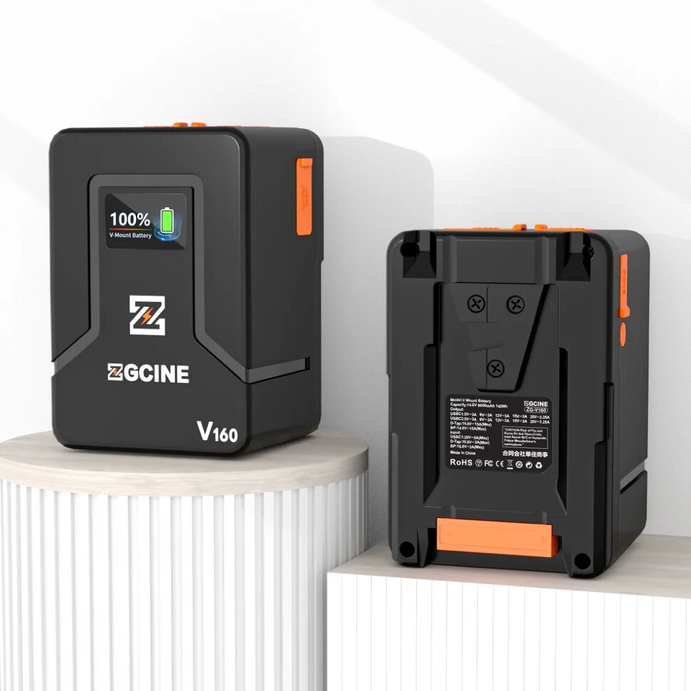 

Аккумулятор ZGCine ZG-V160 V-mount 142Wh