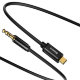 Кабель Baseus M01 Type-C - miniJack Чёрный - Изображение 90530