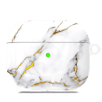 Артикул: 28211. Чехол PQY Marble для Apple AirPods 3 Белый