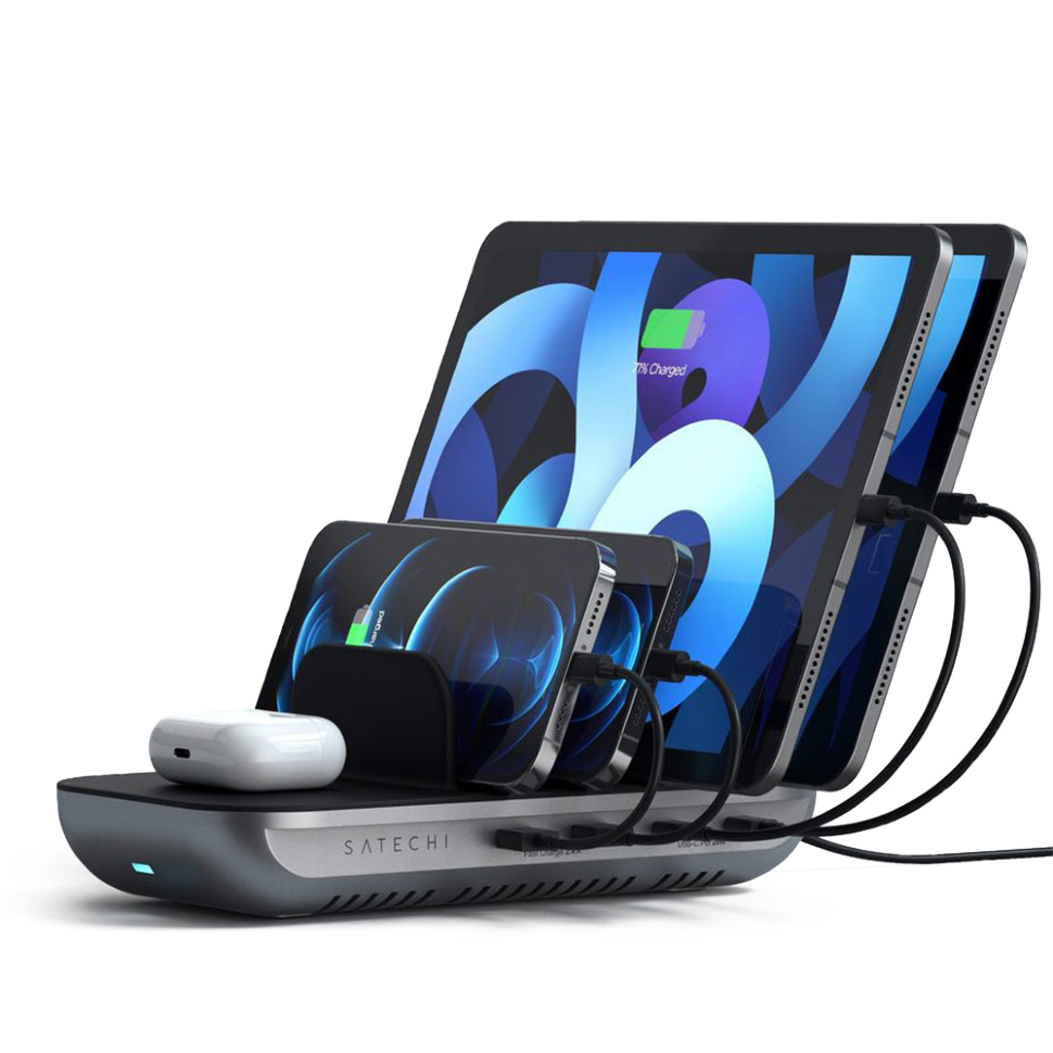 Зарядная станция Satechi Dock5 Multi-Device Charging Station Серая 