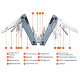 Мультитул NexTool NE20135 Mini Sailor 11-in-1 Серый - Изображение 219370