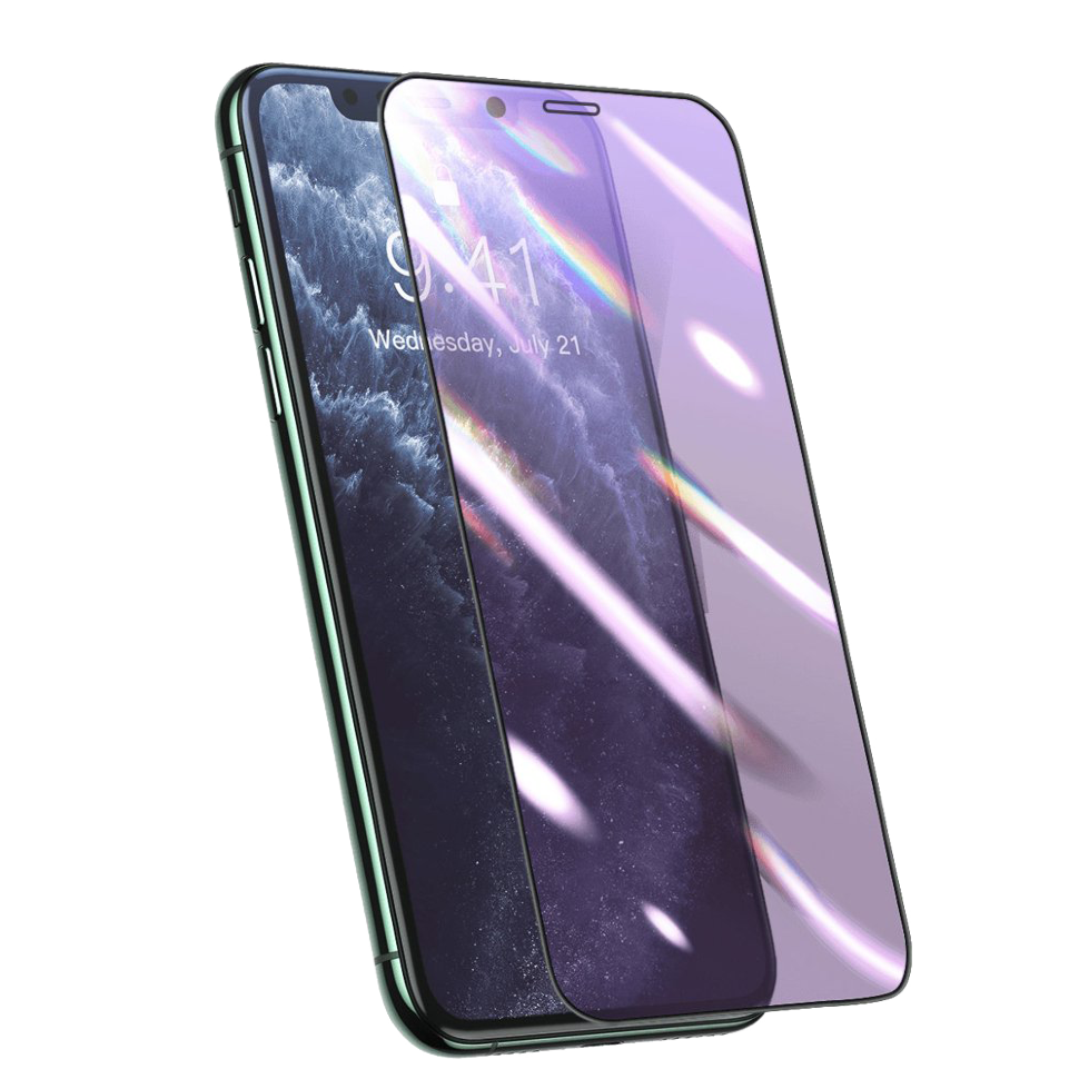 Пленка Baseus 0.25mm Full-screen с защитой зрения для iPhone X/XS/11 Pro Чёрная 